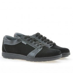 Men sport shoes 723 black velour 