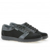 Men sport shoes 723 black velour 