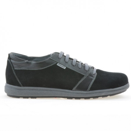 Men sport shoes 723 black+ velour black