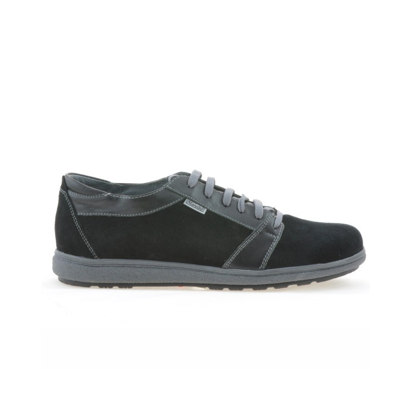 Men sport shoes 723 black+ velour black