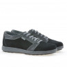 Men sport shoes 723 black+ velour black