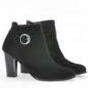 Women boots 1123 black+black antilopa