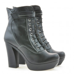 Women boots 3261 black+gray