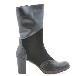 Women knee boots 3241 black combined