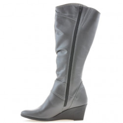 Women knee boots 230 gray