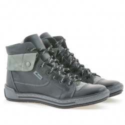 Women boots 258 biz black+gray