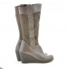 Women knee boots 3221 cappuccino