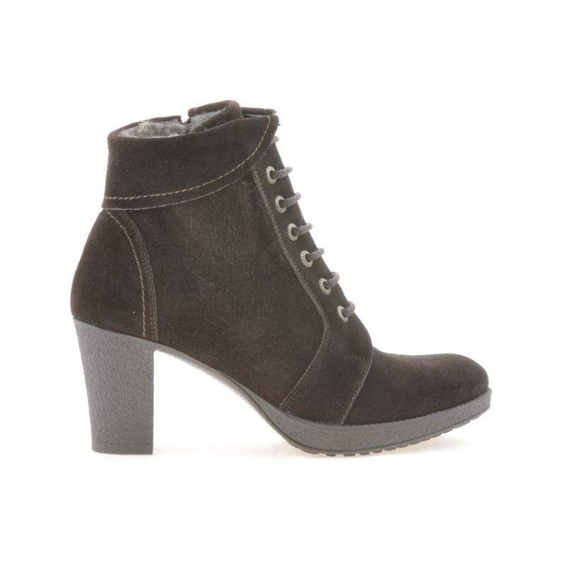 Women boots 3231 cafe velour