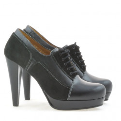 Women stylish, elegant shoes 1093 black combined