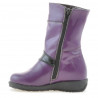 Small children knee boots 23c patent purple