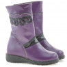 Small children knee boots 23c patent purple