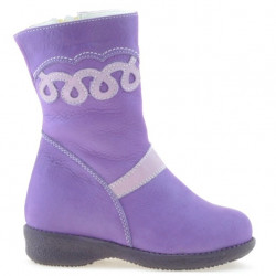 Small children knee boots 23c purple
