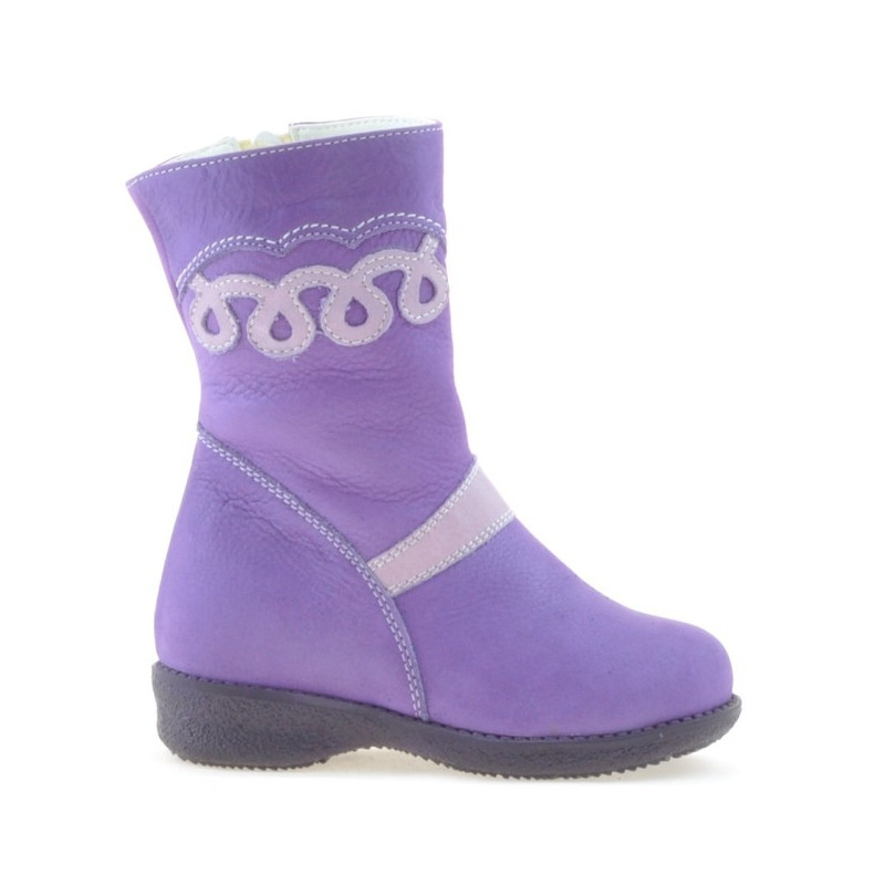 Small children knee boots 23c purple