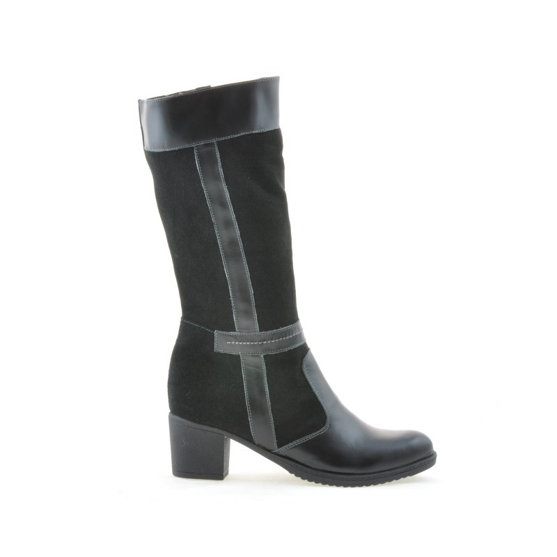 Women knee boots 3250 black combined