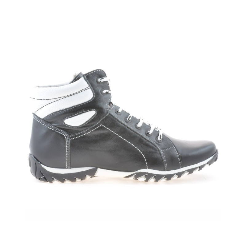 Men boots 460 black+white