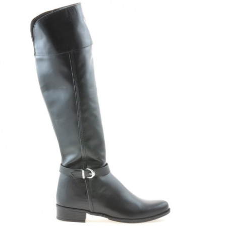 Women knee boots 3263 black