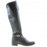 Women knee boots 3263 black