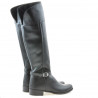 Women knee boots 3263 black