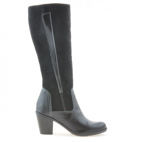 Women knee boots 3277 black combined
