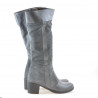 Women knee boots 3260 gray combined
