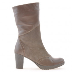 Women knee boots 3241 cappuccino