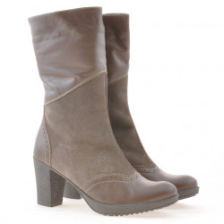 Women knee boots 3241 cappuccino