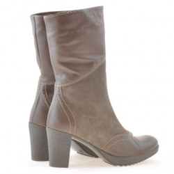 Women knee boots 3241 cappuccino
