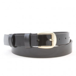 Women belt 01m patent black