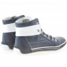 Women boots 258 biz indigo+white
