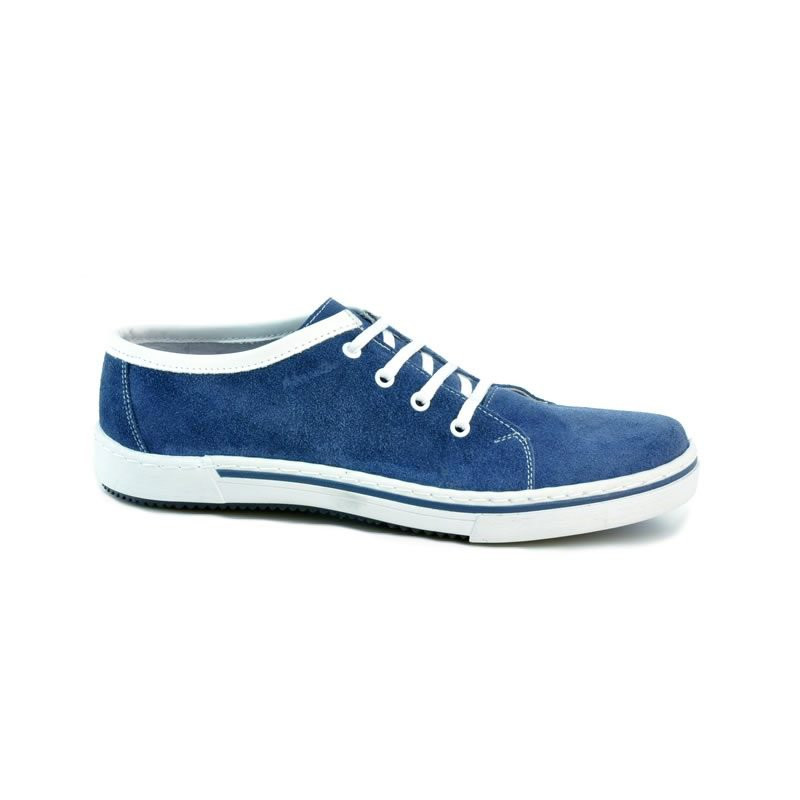 Men casual, sport shoes 722 indigo velour 