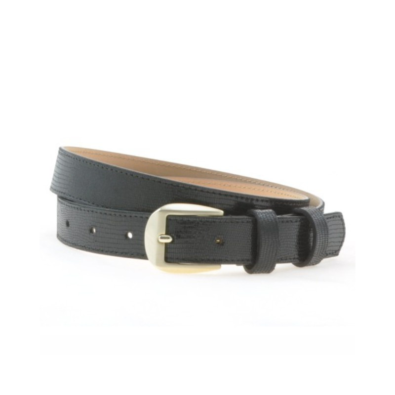 Women belt 01m black pearl