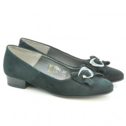 Women casual shoes 1084 black antilopa