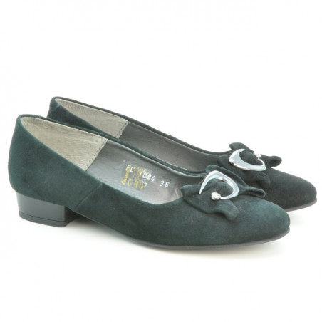 Women casual shoes 1084 black antilopa