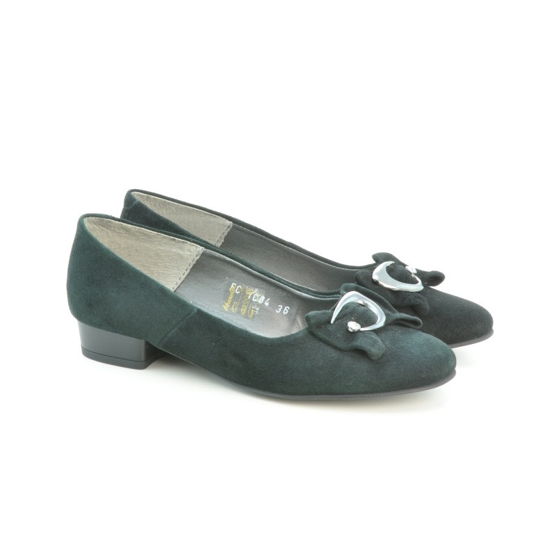 Women casual shoes 1084 black antilopa