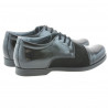 Children shoes 132 patent black+black velour