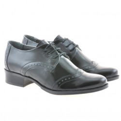 Women casual shoes 691 patent black