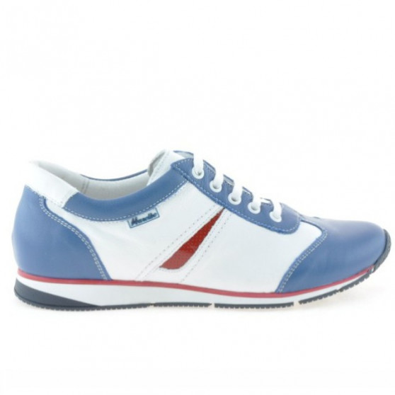 Women sport shoes 196 indigo+white