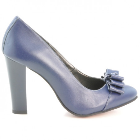 Women stylish, elegant shoes 1226 indigo