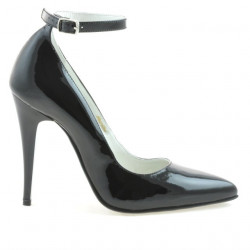 Women stylish, elegant shoes 1247 patent black