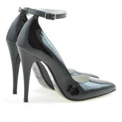 Women stylish, elegant shoes 1247 patent black