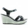 Women sandals 5006 patent black