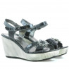 Women sandals 5006 patent black