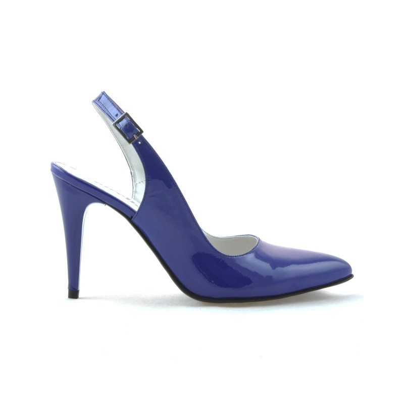 Women sandals 1249 patent blue