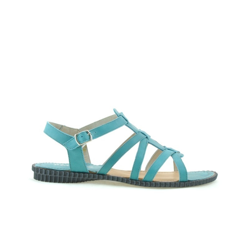 Women sandals 595 turcoaz