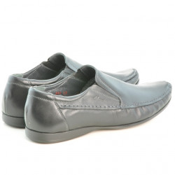 Men stylish, elegant, casual shoes 861 black