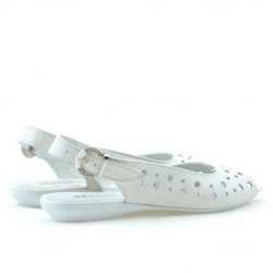 Women sandals 5020 white pearl