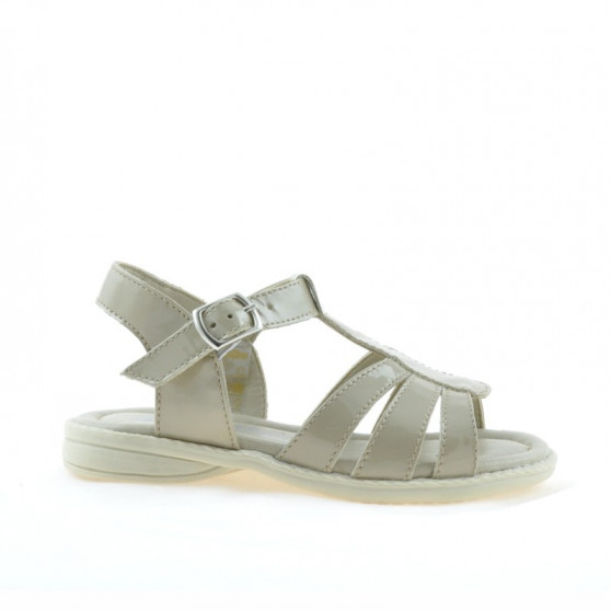 Small children sandals 53c patent beige