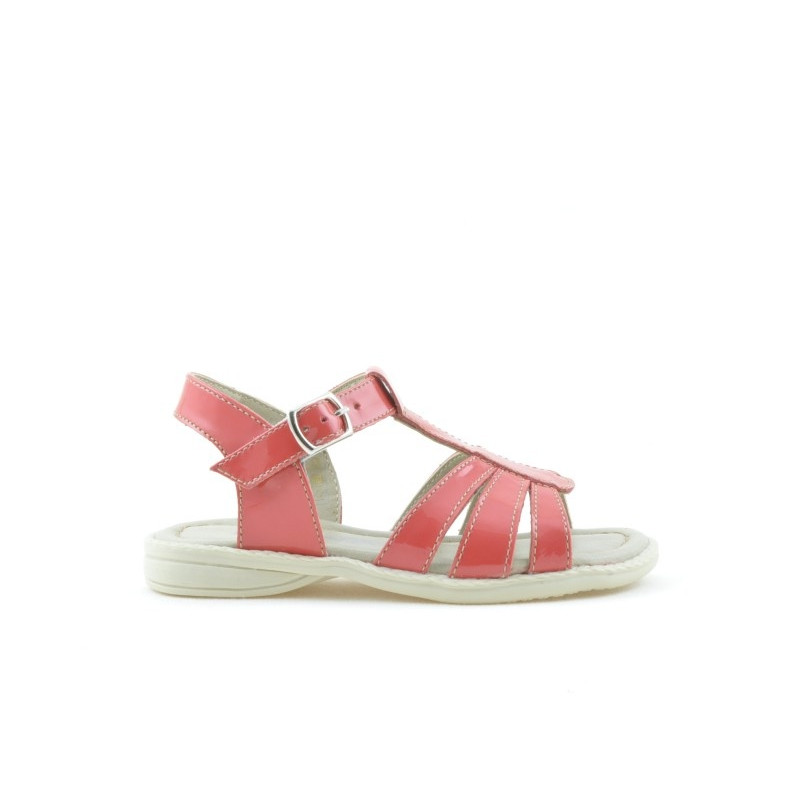 Small children sandals 53c patent coral