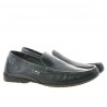 Men loafers, moccasins 813 black