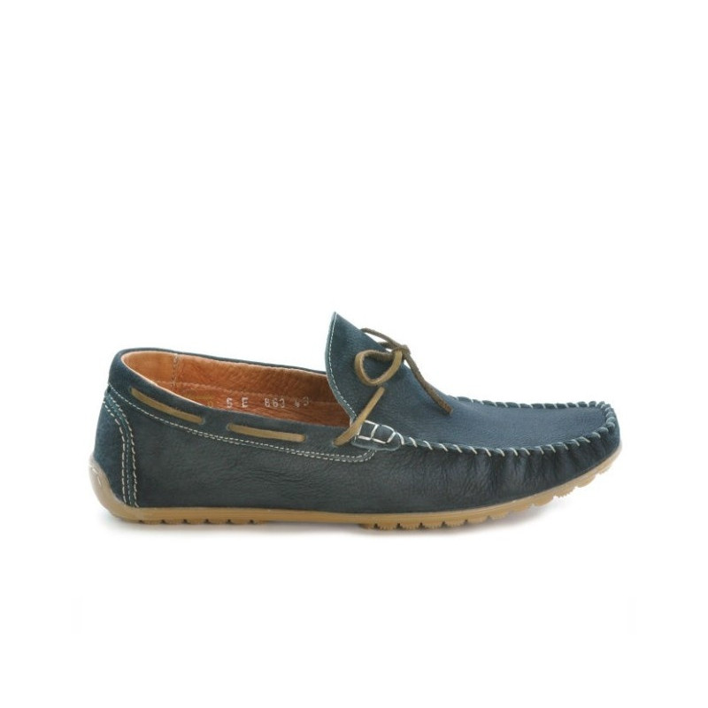 Men loafers, moccasins 863 bufo black